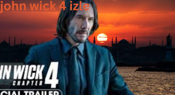 John Wick 4 movie poster with Keanu Reeves
