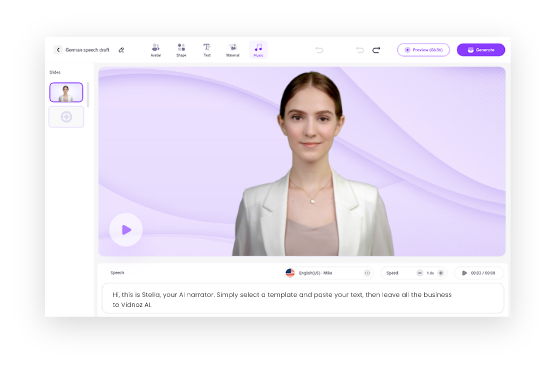 Vidnoz with AI Video Translator