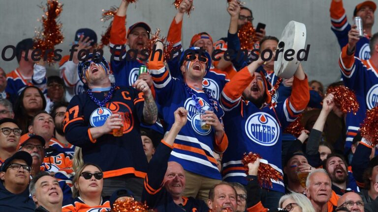 Oilers fan flash not censored