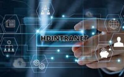 hdintranet - modern corporate intranet interface with collaboration features.